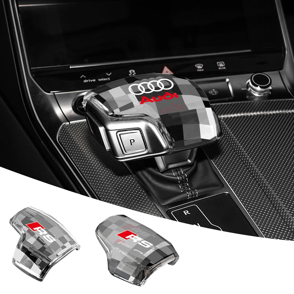 Car Crystal Gear Head Shift Head Transmission Handle Cover For Audi S4 S5 Q5l Sq5 Rs4 Q7 Rs5 A5 Rs7 A6 Rs6 Sq8 A4/a4l Sline RS
