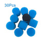 1 Inch Mini Sponge Buffing Polishing Pad Kit 30 Pcs Various Colors for Automotive Hub Polisher Attachment Detailing Sealing Wax