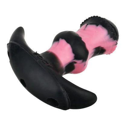 NNSX Sexy Fox Tail Horse Anal Plug Vibrator Mouth Gag Cosplay Sex Toy For Couples Adult SM 10 Modes Vibrating Erotic Accessories