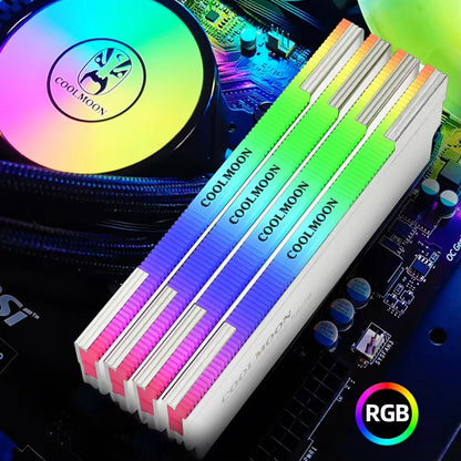 ARGB RAM Cooling Armor Memory Customized Heat Sink Cooler  Aluminum Cooling Vest Radiator 5V PIN Addressable PC Case Accessories
