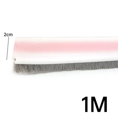 Door Sealing Strip Self-adhesive Door Bottom Gap Filling Sealing Strips Insect Proof Brush Strip Windproof Soundproof Door Tape