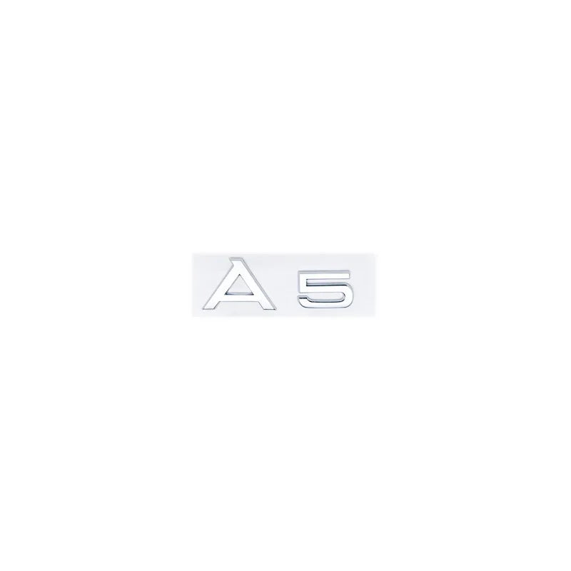 Car Letter Logo Sticker for A5 suitable for tail bumper and trunk emblem applicable to 2.0 3.0 40TDI 35 40 45TFSI models