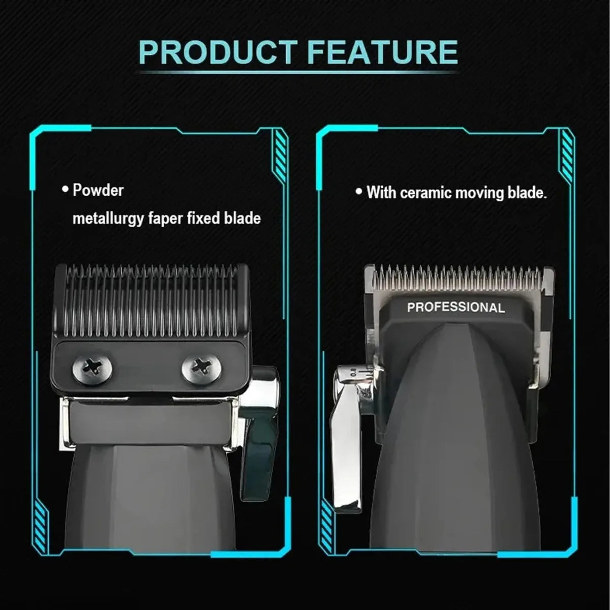 VGR Face Shaver Professional Hair Trimmer Mini Shaver Cordless Beard Trimmer Adjustable Barber Hair Clipper V-906 V-003 V-308