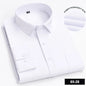 Men's Long Sleeve Shirt High-quality Fashion Casual Print Plaid Stripe Single Pocket Fit Business Formal Office Four Season Top