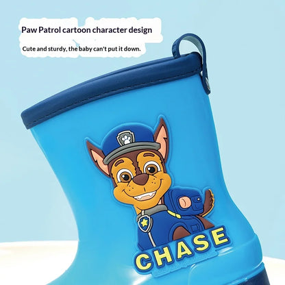 Genuine PAW patrol Rain boots Mars Skye Rubble Chase, Colorful Options Durable Footwear for Toddlers in Wet Condition