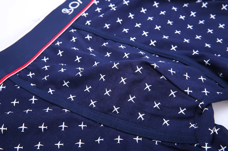 4pcs Cotton Boxer Shorts Soft Men's Panties BONITOS Letter Waistband Men Underpants Boxer Briefs Sexy Underwear for Man Boxers