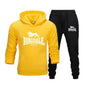 Animal Leopard 2025 Spring Autumn high-quality casual men s sportswear set printed men s hoodie two-piece set sweatshirt