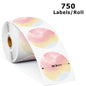 Munbyn/Nelko Holographic Laser Silver Sticker DIY Seal Labels for Card Festival Crafts Party Decorations for 241BT 246S D520