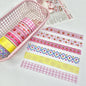 MINKYS 6pcs/lot Kawaii Retro Pink Star Decorative Tape Roller Set Cute Cartoon Creative Washi Tape School Stationery