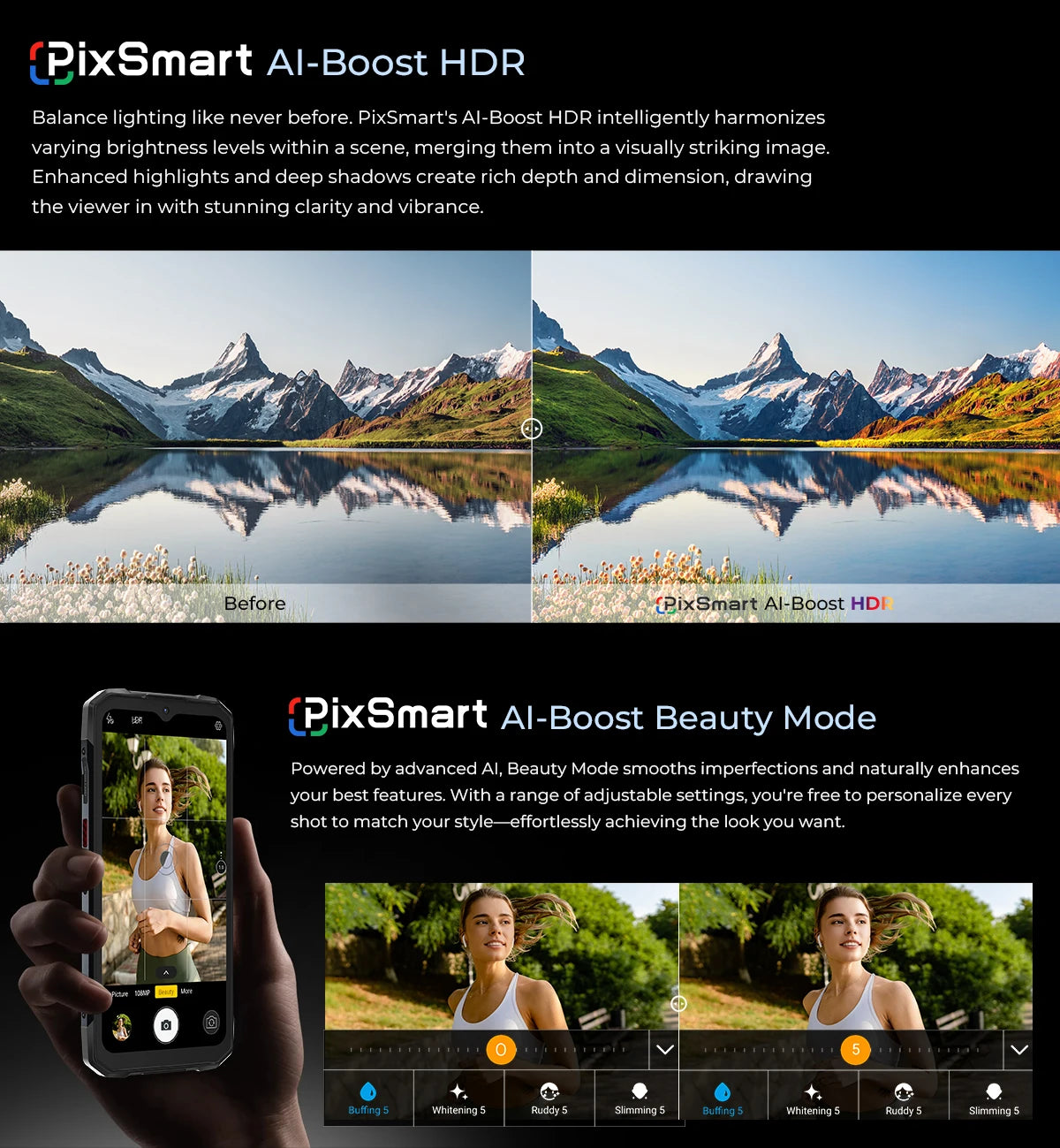 HOTWAV Cyber 16 Pro Rugged Smartphone G100 Octa-core Android 15 Mobile Phone 108MP 6.6'' FHD+ 2K 8GB 512GB 6280mAh Cellphone