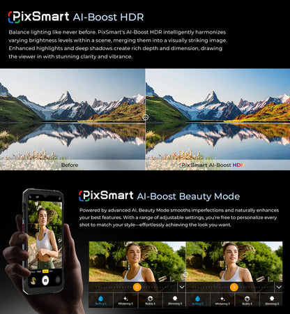 HOTWAV Cyber 16 Pro Rugged Smartphone G100 Octa-core Android 15 Mobile Phone 108MP 6.6'' FHD+ 2K 8GB 512GB 6280mAh Cellphone