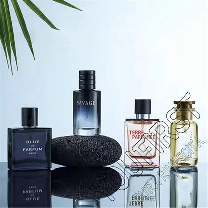 Luxury Brand Perfume Men Cologne 100ml Parfums Homme Gift Box 4Pcs Set Perfumes Masculinos Natural Floral Fruity Scent Spray