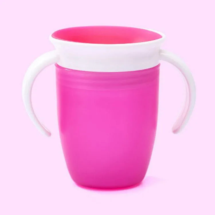 Magic Baby Cups Can Be Turned  Baby Learning Drinking Cup Leakproof Child Water Cup Bottle 240ml Copos Learning Cup Baby Cup