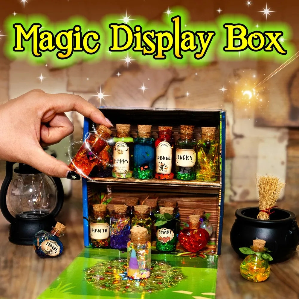 DIY Fairy Magical Potions Kit for Kids Potion Making Set Fairy Potion Bottles Craft Toy Science Set Magic Kits