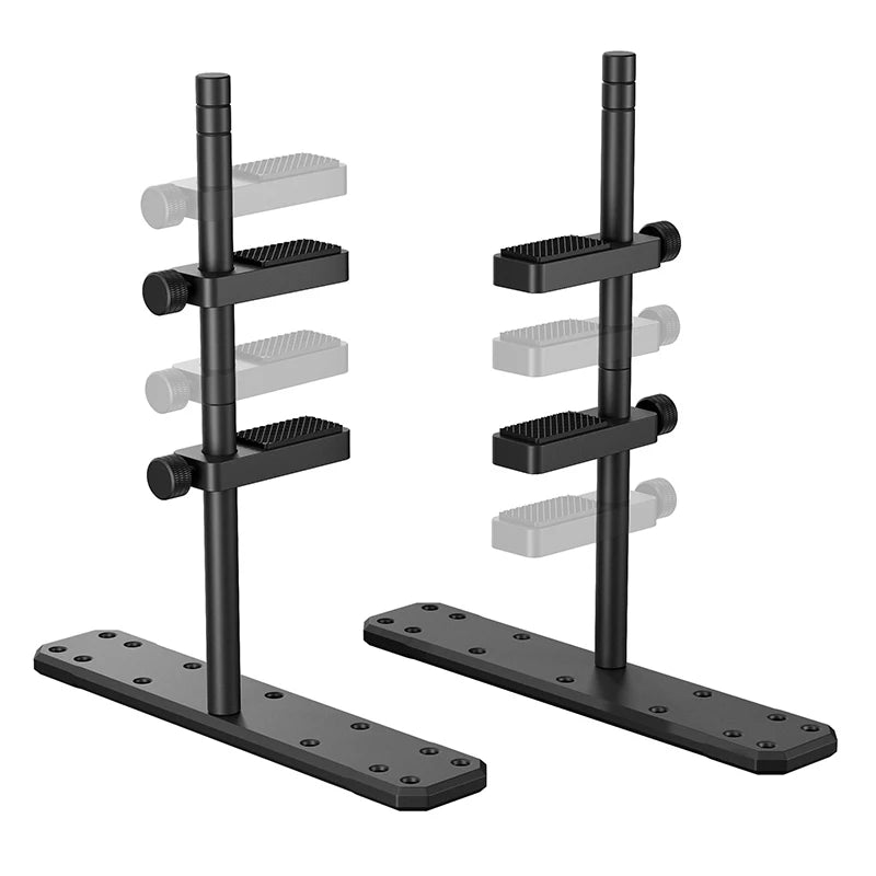 TEUCER VC-3 Dual Pillar Graphics Video Card Bracket PC Case DIY Accessories Aluminum Alloy GPU Support Bracket For 12/14cm Fan