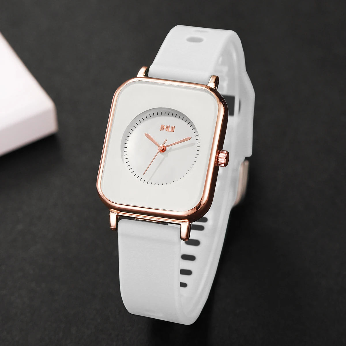 Fashion Rectangle Women Watches Casual Silicone Band Sports Watch Reloj Mujer Girls Clock Gift