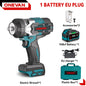 ONEVAN 2800N.M Brushless Cordless Electric Impact Wrench High Torque Screwdriver Drill Power Tool For Makita 18V Battery Pin