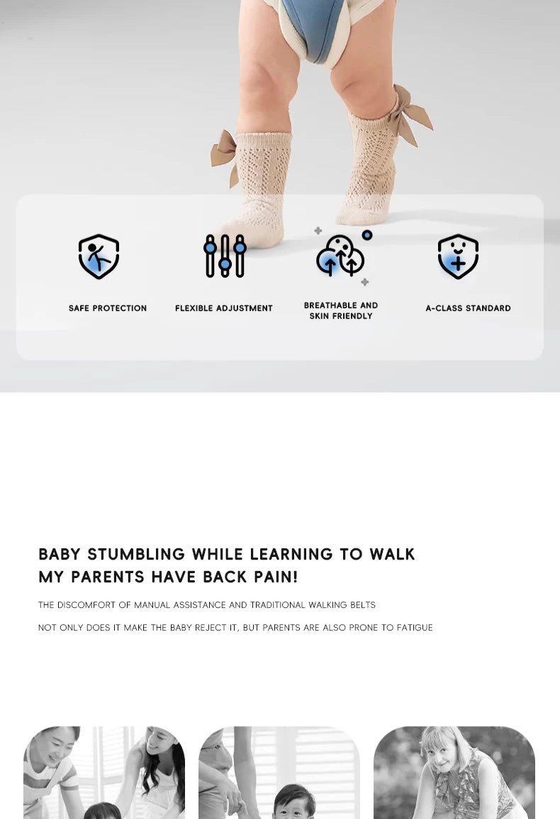 Toddler Infant Walker Harness Assistant Belt - Help Baby Walk - Child Learning Walk Support Assist Trainer Baby Walking Harness