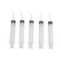 5Pcs Dental Disposable Irrigation Syringe With Curved Tip 12ml For Dentist Use Dental Consumable Tool Oral Teeth Whitening