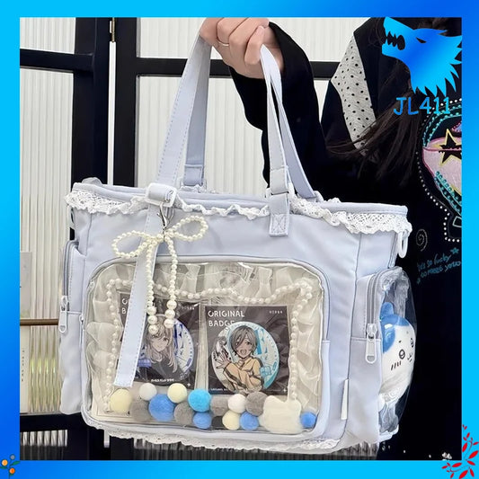 Ballet Girl Large Appetite Itabag Japanese Two-Dimension Single Shoulder Crossbody Bag Gift For Friends Women'S Handbag