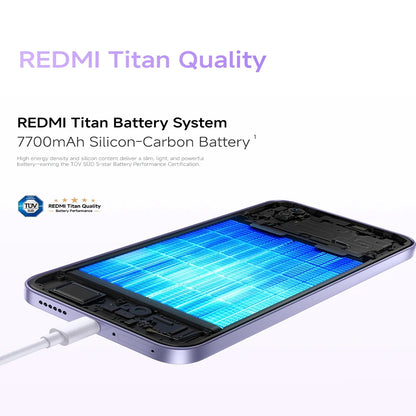 Redmi Note 17 4g 6Gb+256Gb Smartphone 7.0" Amoled Displays 50Mp Wide-Angle Rear Camera Battery 7700Mah Mobile Phone