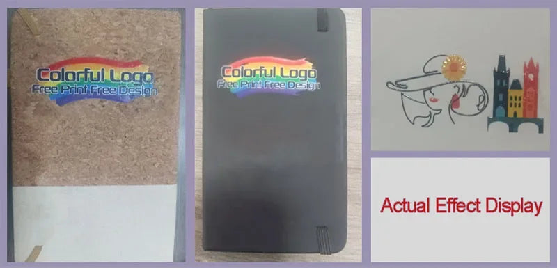 A5 B5 Customize PU Leather Notebook with Pen Insert Holder Free Printing LOGO Office Notepad Business Enterprise Diary Book Note