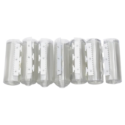 7X PVC Strip Curtain Plastic Soft Freezer Room Door Curtain Kit Hanging 18cm X2m Air-Conditioning Heat Insulation