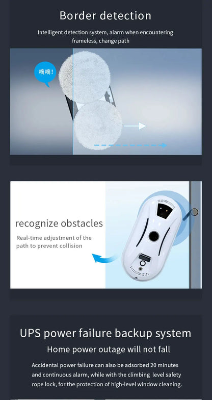Window-cleaning robot, ultra-fine cleaning robot, window-cleaning robot, window-cleaning robot
