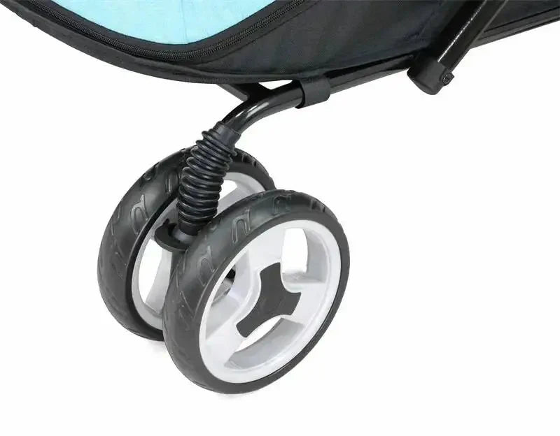 Portable Golden Retriever Large Dog Pet Stroller Cart Simple 4-wheel Foldable Large Capacity Stroller Outdoor Travel Pet Trolley