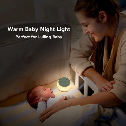 MBZ203 White Noise Machine Sleep Sound Machine for Baby Sleep Soother 7 Colors Night Lights 34 Soothing Sounds Adjustable Timer