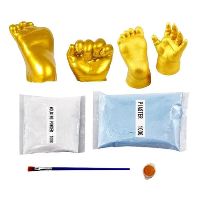 DIY Baby Plaster Mold 3D Hand Foot Print Mold for Baby Souvenir Hand Casting Kit Couples Wedding Accessories Home Decor Gifts