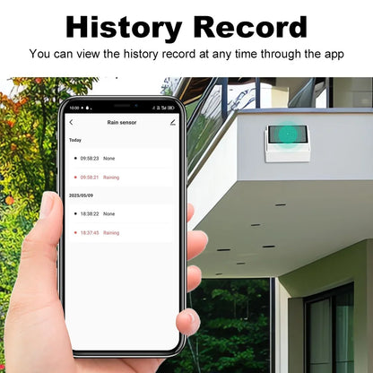 2 in 1 Tuya Zigbee Rain Sensor with Light Detector IPX4 Outdoor Waterproof Rain Detector Work with Smart Life Home Assistant Z2M