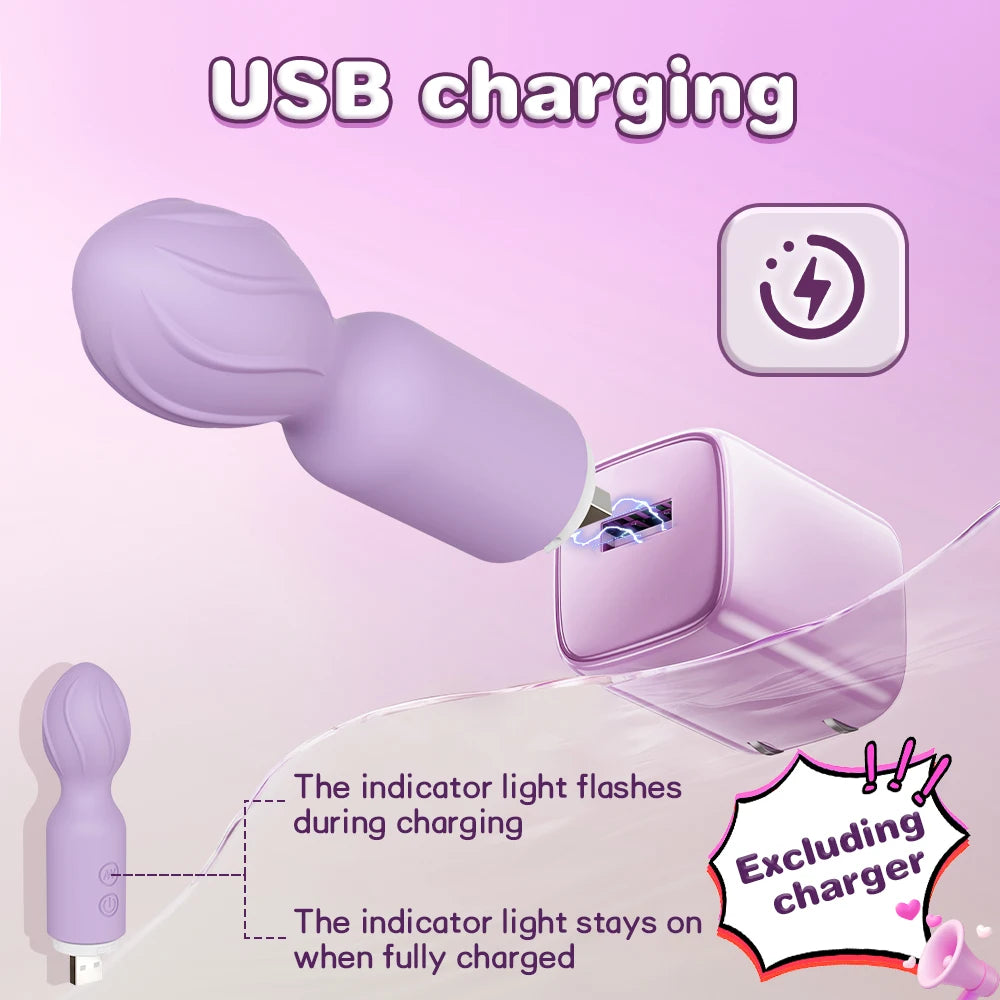 Powerful Magic-Wand AV Vibrator Female Nipple Clitoris Stimulator G spot Massager Adult Goods Erotic Product Sex Toys for Women