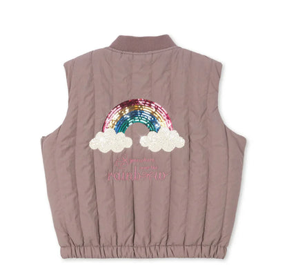 2025 KS Brand Winter Baby Boys Lambswool Jackets Vest Kids Clothes Girls Cherry Jackets Outerwear Coats Flight Suit Jackets 1-9Y