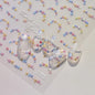 1Sheet 5D Soft Embossed Relief Nail Stickers Cute Daisies Self Adhesive Slider Stickers Press On Nails DIY Japanese Nail Art Dec