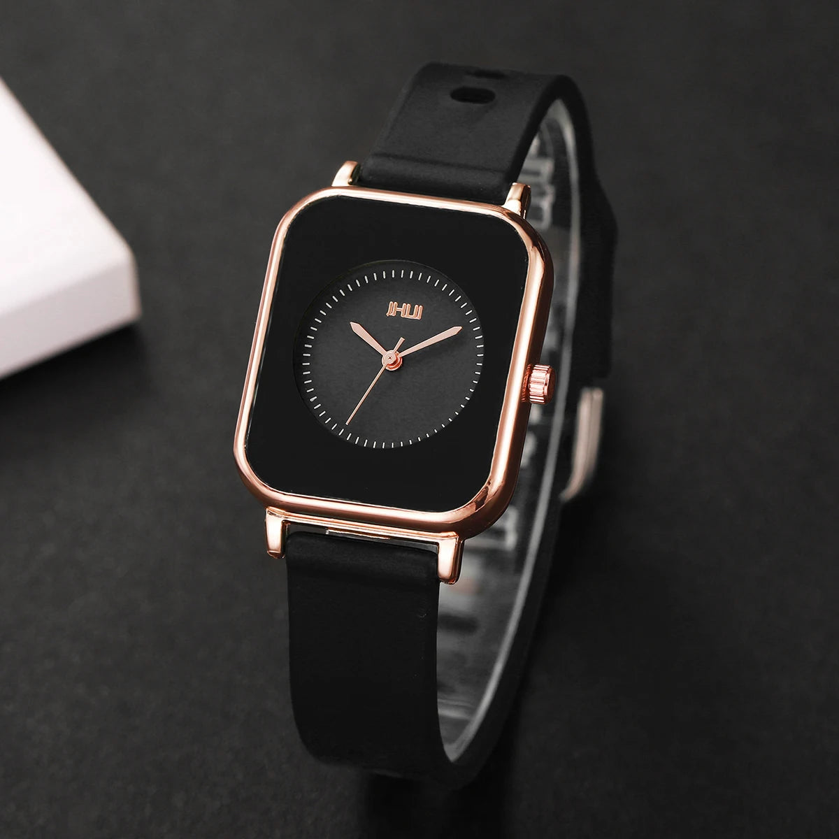 Fashion Rectangle Women Watches Casual Silicone Band Sports Watch Reloj Mujer Girls Clock Gift