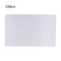 100 Pack Thick 0.18mm Business Cards Blanks Colored Finish Aluminum Metal Cards