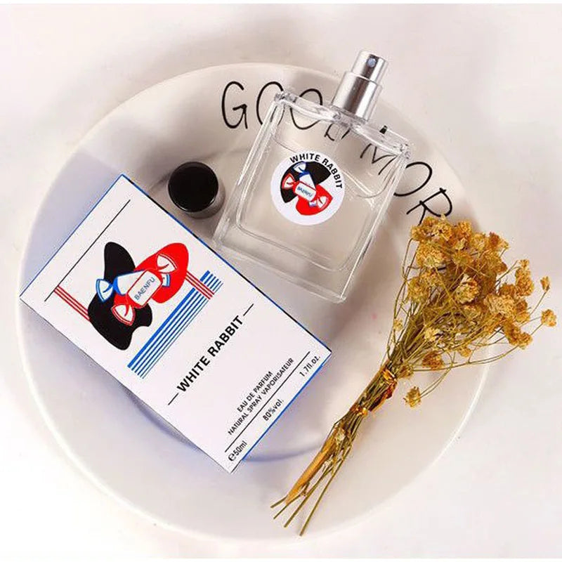 White Rabbit Gourmet Perfume Caramel Milk Coconut Lasting Fragrance Fresh Daily Charm Neutral Sweet Milk Sugar Eau De Toilette