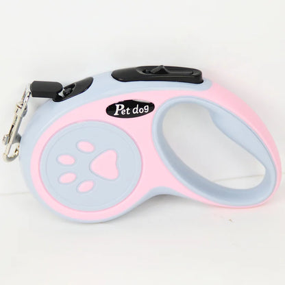 3M/5M Automatic Retractable Dog Leash ABS and Nylon Material Anti-Slip Handle for Puppy Small Medium Dogs Cat Outdoor Walking
