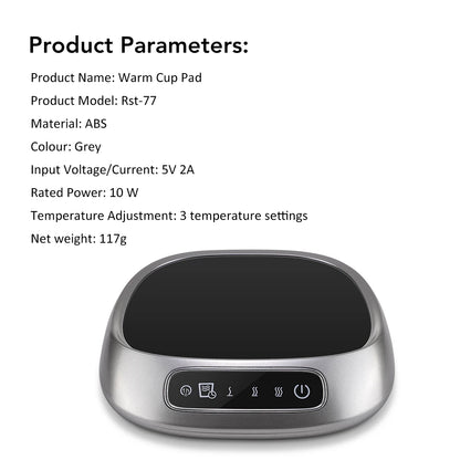 Coffee Mug Warmer Cup Heater for Home Office Electric Coaster Constant Temperature Hot Tea Makers Plate Milk Water Heating Pad