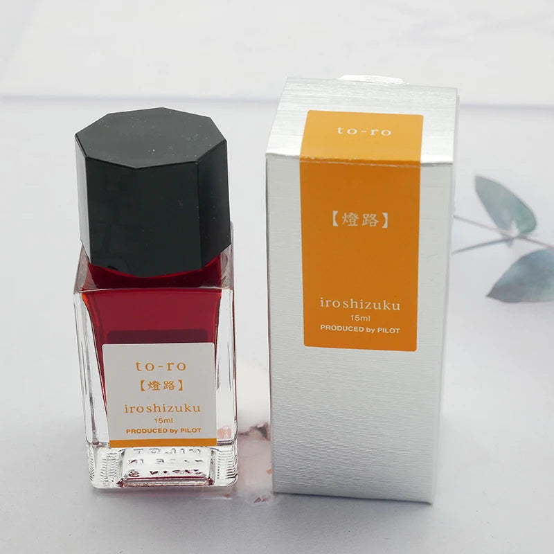 Ink for Fountain Pen 15ml Water-based Dye Color Bottle Ink Writing Materials Stationery Office Supplies PILOT