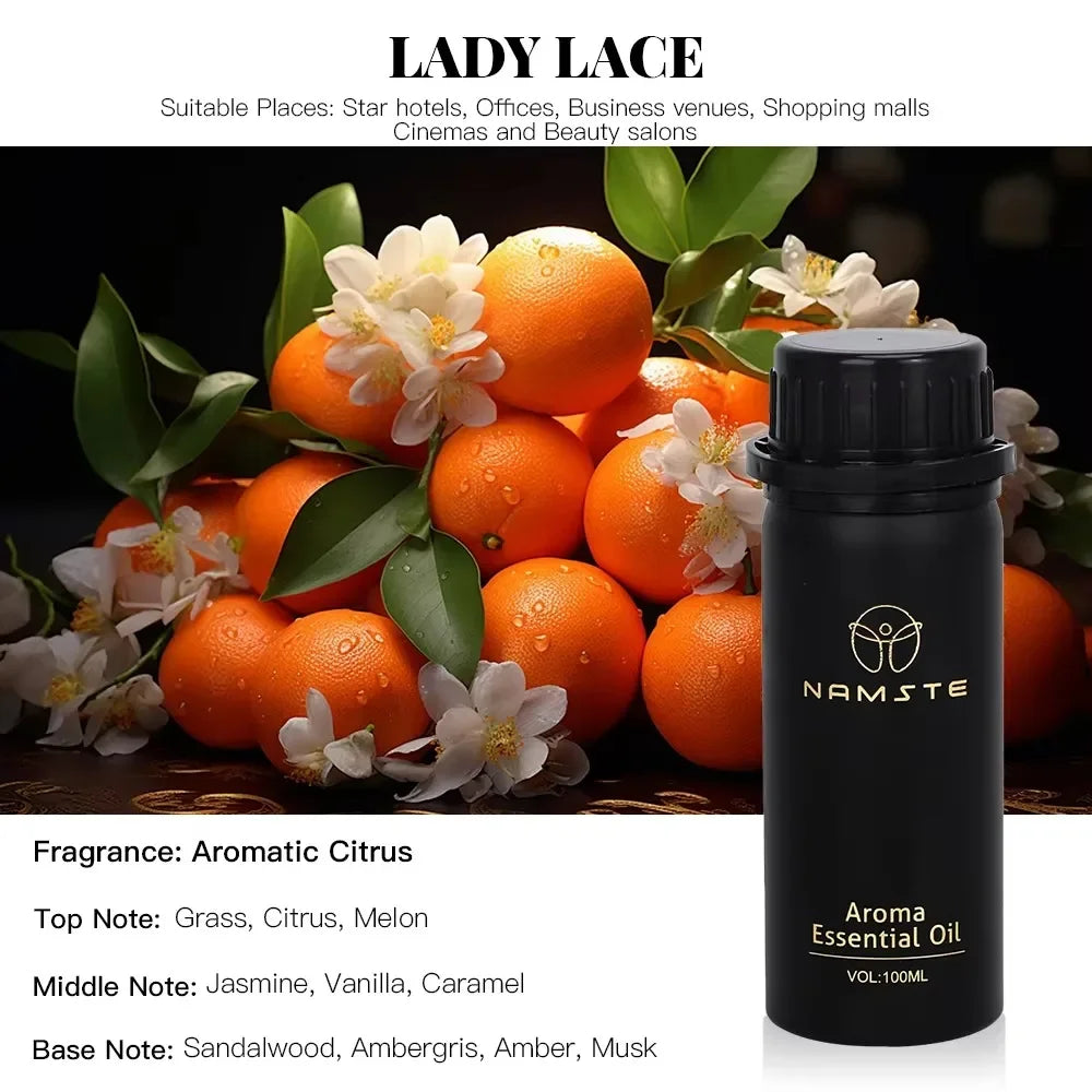 NAMSTE 100ML Glory Upgrade Concentrated Perfume Essential Oil For Electric Diffuser Device Pure Plant Extract Aromatic Oasis