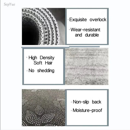 VIKAMA 2D Front Door Mat, Indoor And Outdoor Entrance Carpet, Floor Crack Illusion Carpet, Easy To Clean Carpet, Home Decoration