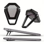 Portable Invisible Laptop Stand, Mini Aluminum Cooling Pad,Computer Keyboard Mount Kickstand, Ergonomic Lightweight Laptop Stand
