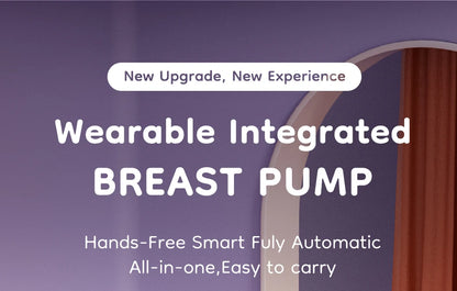 MAMIJOY 2PCS Wearable Electric Breast Pump 4 Modes 36Suction Levels Silent Leak-Proof Hands Free Breast Pumps Breastfeeding EB50