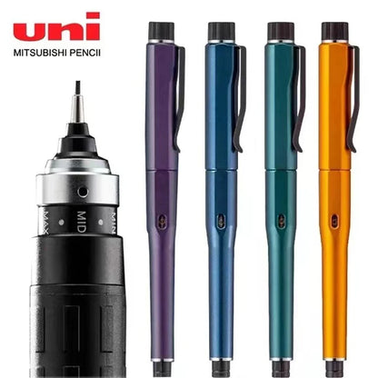 Japan Uni Kuru Toga DIVE Spin Mechanical Pencil M5-5000 Automatic Core/lead Self-revolving 0.5mm Advanced Drawing Art Stationery