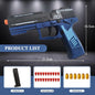 SIG17 Throwing Shell Soft Bullet Toy Gun with Blowback Outdoor Sports CS Game Pistol Launcher Model Birthday Gift