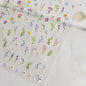 Ocean Shell Starfish Shell Conch Whale Dolphin Seahorse Coconut Tree Water Bubbles Self Adhesive Nail Art Sticker Manicure Decal