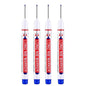 4Pcs/Set 20mm Deep Hole Long Nib Head Markers For Metal Perforating Pen Waterproof Bathroom Woodworking Decoration Multi-Purpose