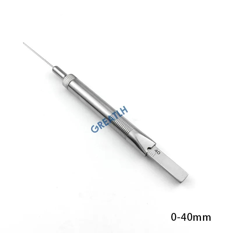 Depth Gauge 0mm to 30mm /60mm/40mm/90mm orthopedics Veterinary surgical Instruments